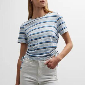 Veronica Beard Striped Tazi Tee L